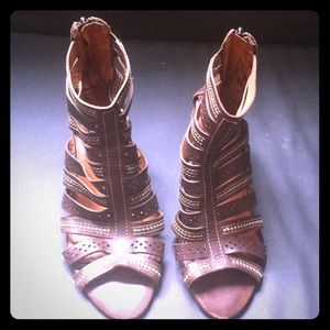 Dark brown Pikolinos gladiator sandals